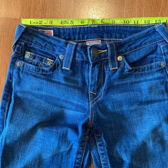 True Religion Wide Leg Jean Size 25 - Picture 4 of 13